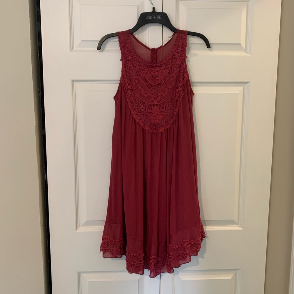 Altar’d State | Deep Mauve Pink Swing Dress XS